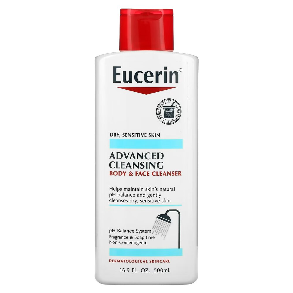 Eucerin Advanced Cleansing Body & Face Cleanser (500ML)