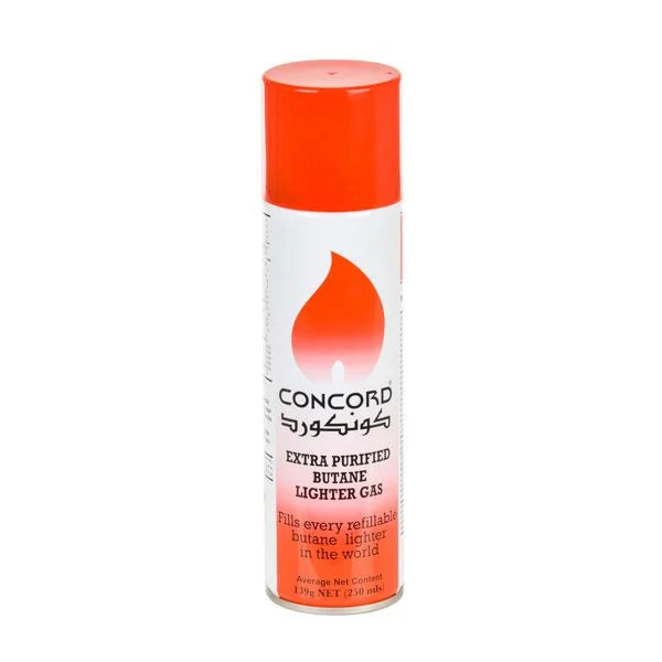 Concord Extra Purified Butane Lighter Gas (250ML)