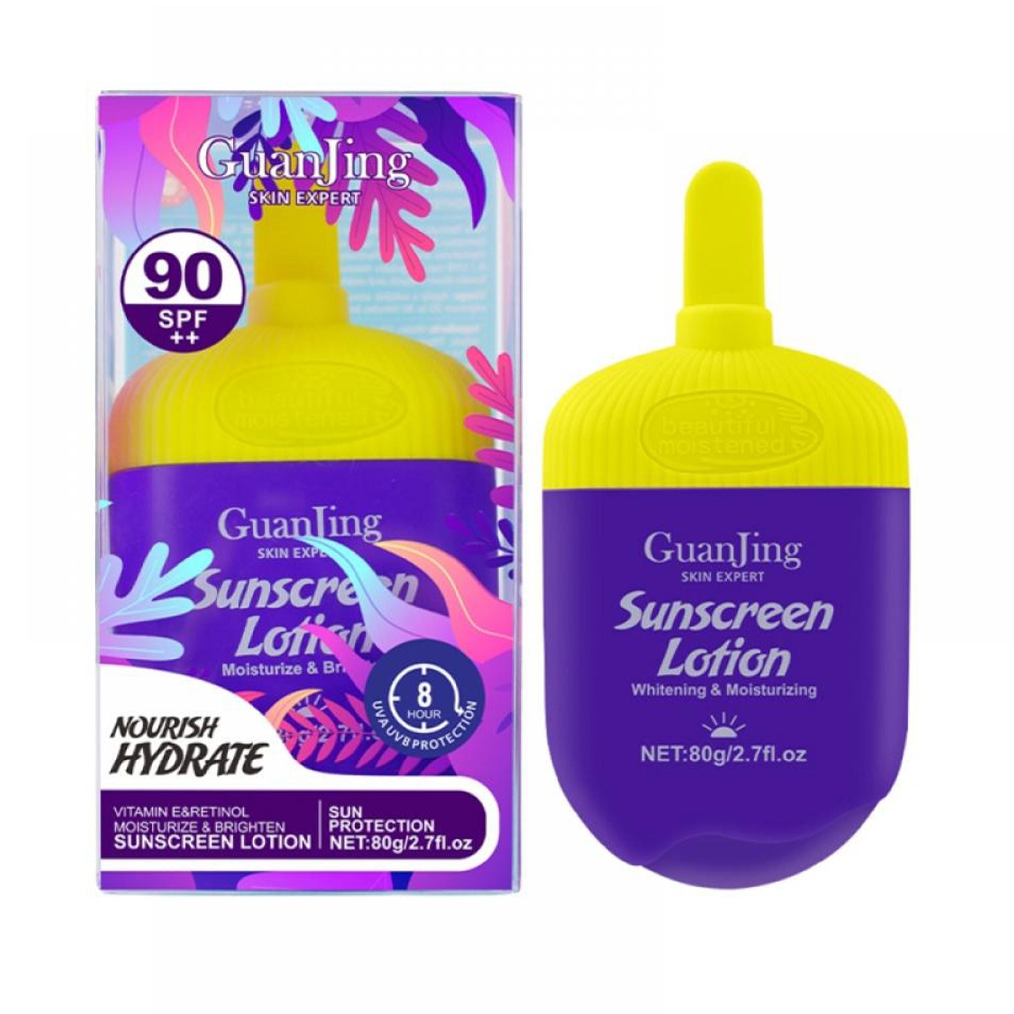 GuanJing Sunscreen Lotion SPF++ 90 (80gr)