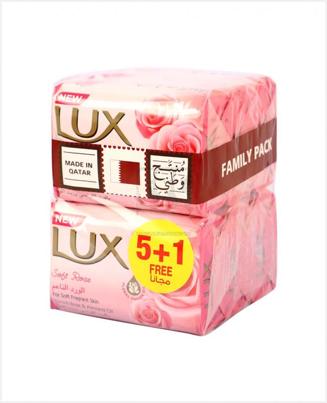 LUX Soap Soft Rose Bundle Offer 6pcs (170gr)