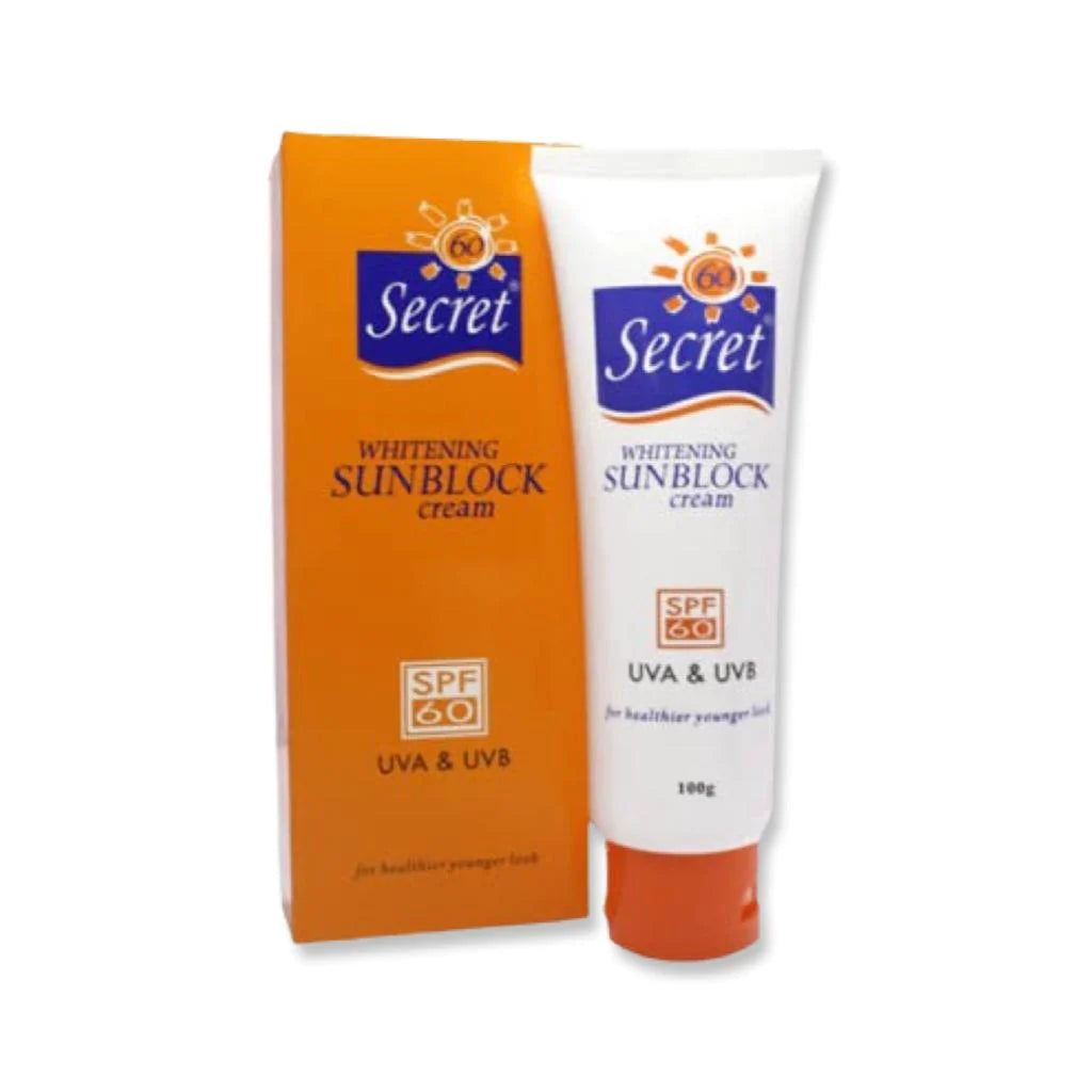 Secret Whitening Sunblock Cream SPF 60 UVA & UVB (100gr)