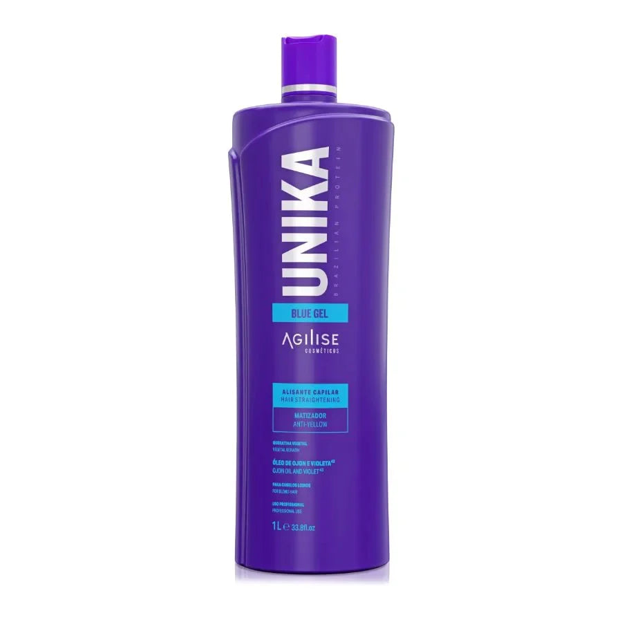 Unika Brazilian Protein Blue Gel Hair Straightening (1L)