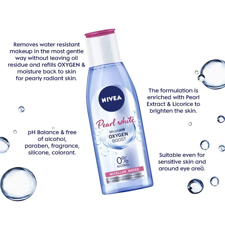 Nivea Pearl White Micellair Oxygen Boost (200ML)