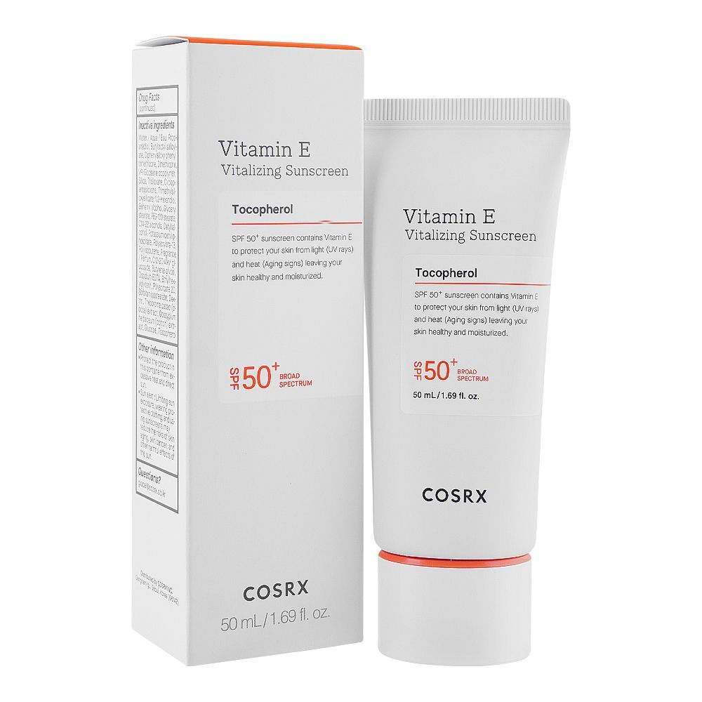 Cosrx Vitamin E Vitalizing Sunscreen Tocopherol SPF50+ (50ML)