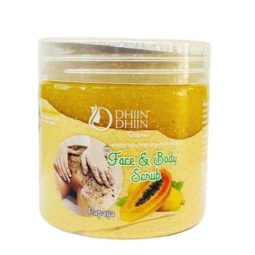 Dhiin Dhiin Face & Body Scrub Papaya (521ML)