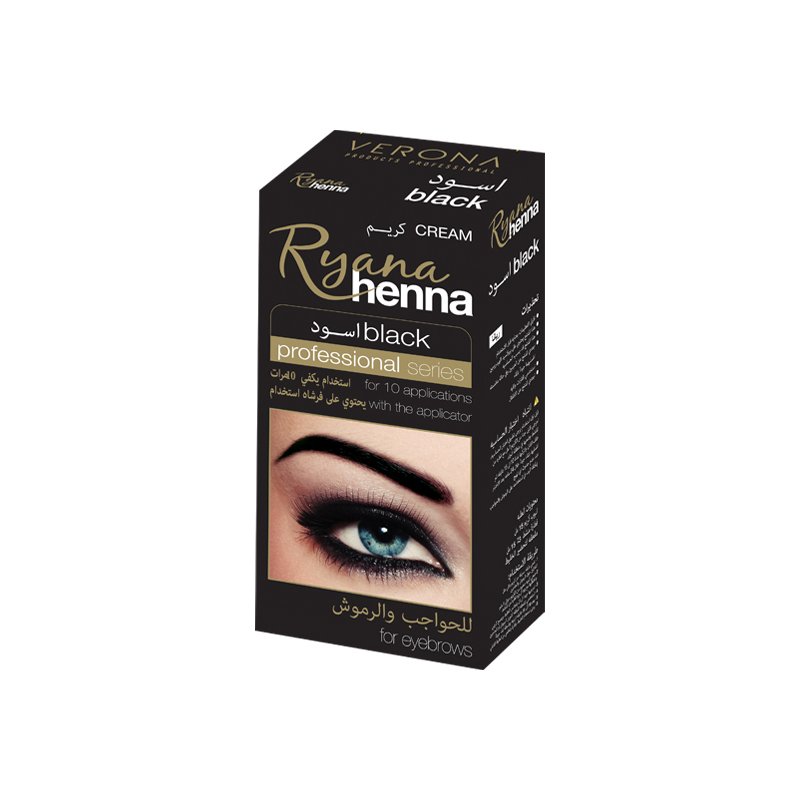 Ryana Henna Black Professional Series for Eyebrow (15ML)