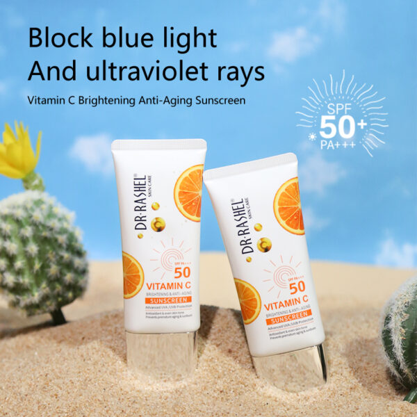 Dr.Rashel Vitamin C Brightening & Anti-Aging SPF 50 Sunscreen (50gr)