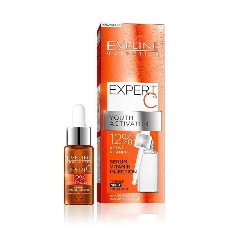 Eveline Cosmetics Expert Vitamin C 12% Night Treatment Serum (18ML)