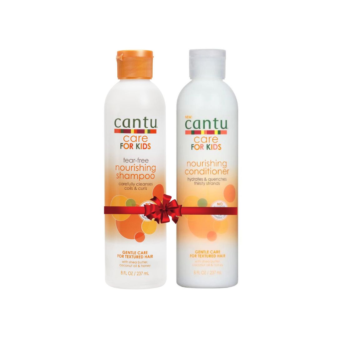 BUNDLE Cantu Care For Kids  Nourishing Shampoo & Conditioner (237ML)