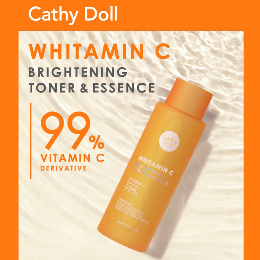 Cathy Doll Whitamin C Brightening Toner And Essence (300ML)