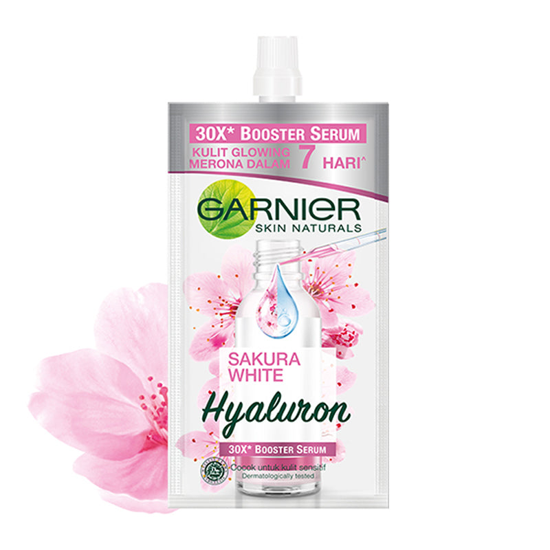 Garnier Sakura Glow Hyaluronic Serum Cream SPF30 x6pcs