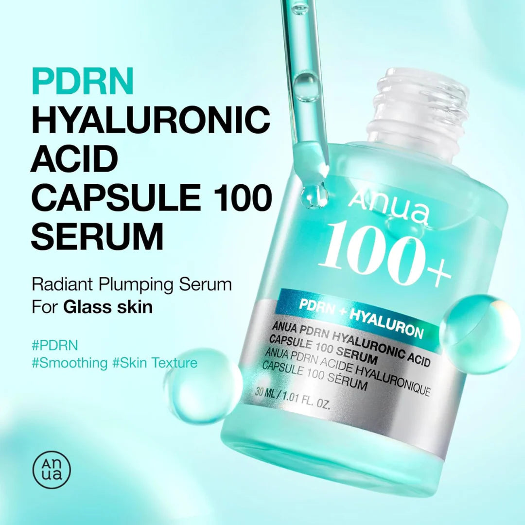 Anua 100+ PDRN + Hyaluronic Acid 100 Capsule 100 Serum (30ML)