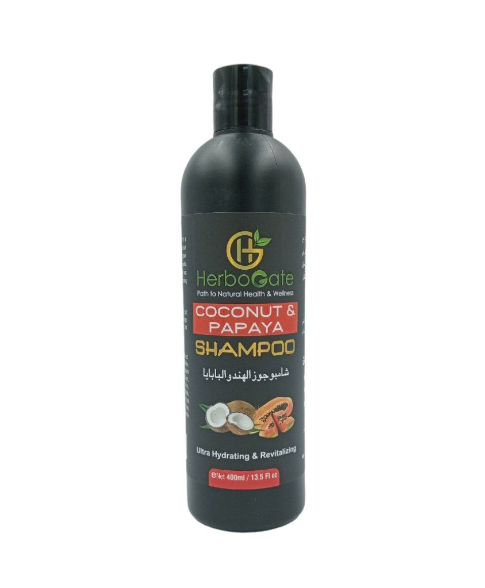 Herbogate Coconut & Papaya Shampoo (400ML)