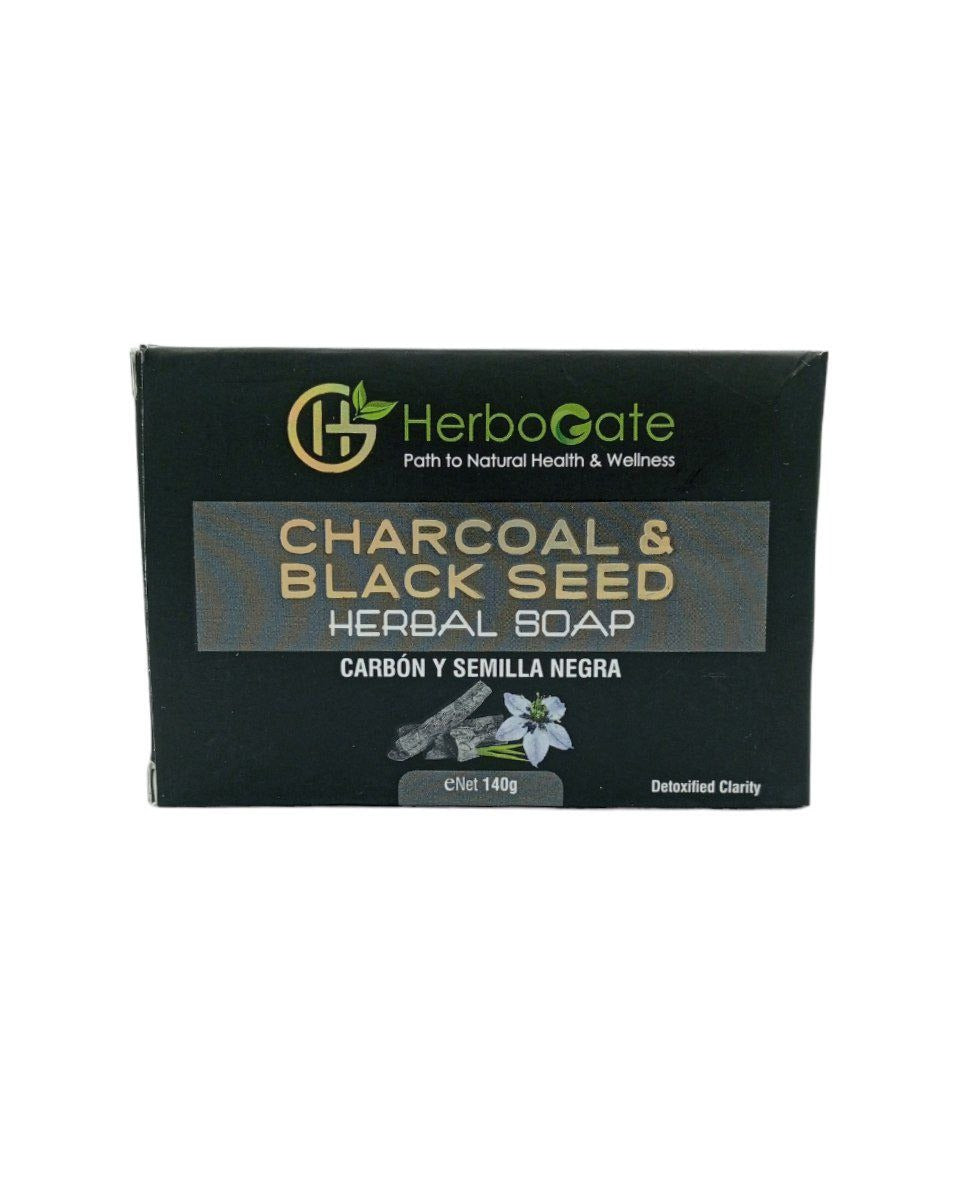 Herbogate Charcoal & Black Seed Herbal Soap (140gr)