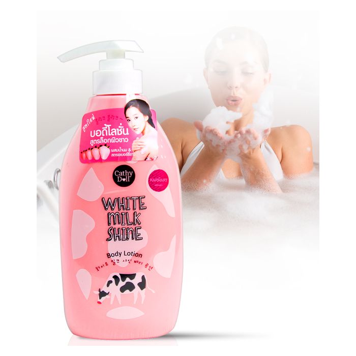 Cathy Doll White Milk Shine Body Lotion (450ML)