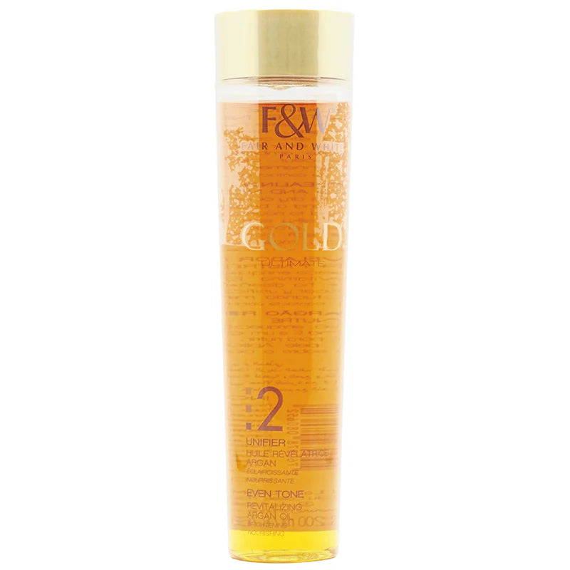 Fair & White Paris Gold Ultimate 2 Unifier Even Tone Revitalizing Argan Oil (200ML)
