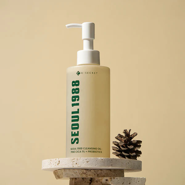 K-Secret Seoul 1988 Cleansing Oil Pine CICA 1% + Probiotics (200ML)