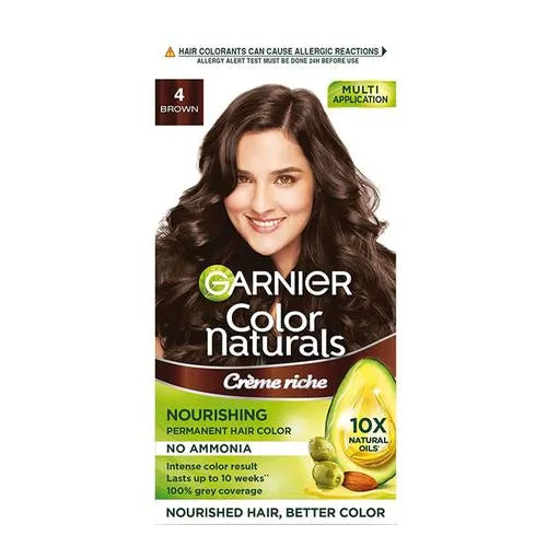 Garnier Color Naturals Brown 4 Permanent Hair Colour