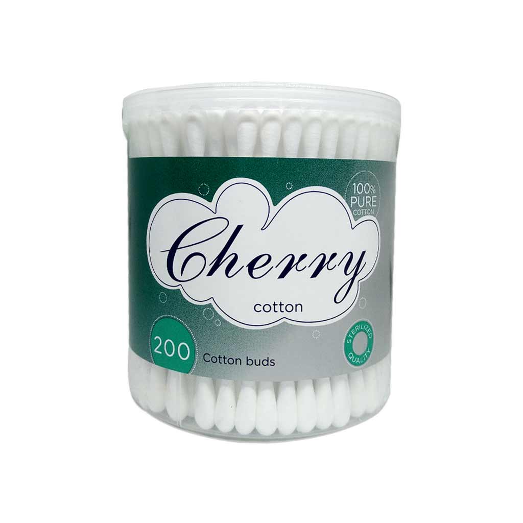 Cherry Cotton Buds (200pcs)