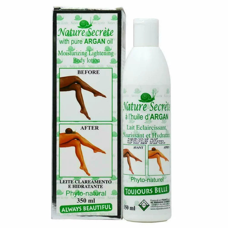 Nature Secrete With Pure Argan Oil Moisturizing Lightening Body Lotion (350ML)