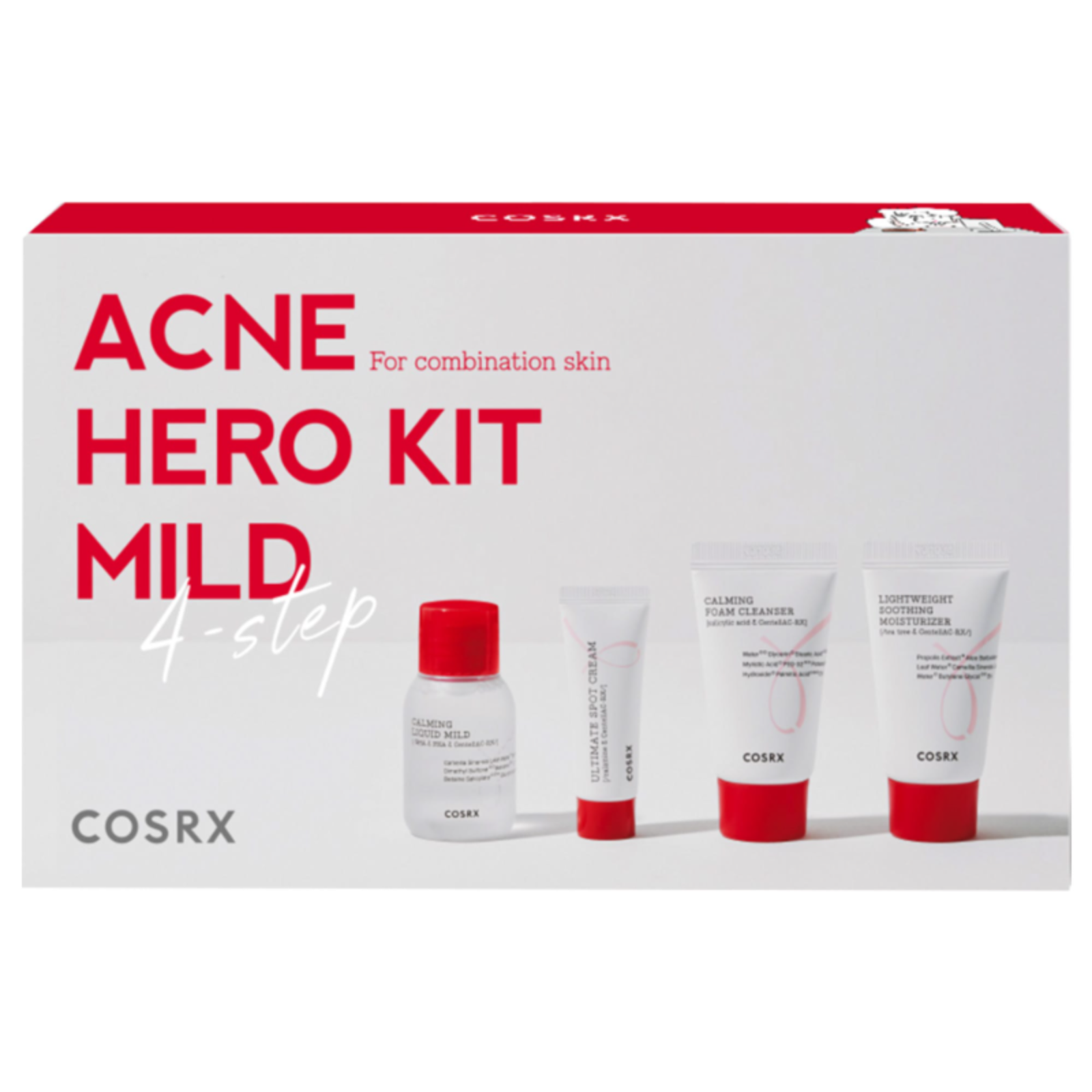 Cosrx Acne Hero Kit Intensive 4 Step