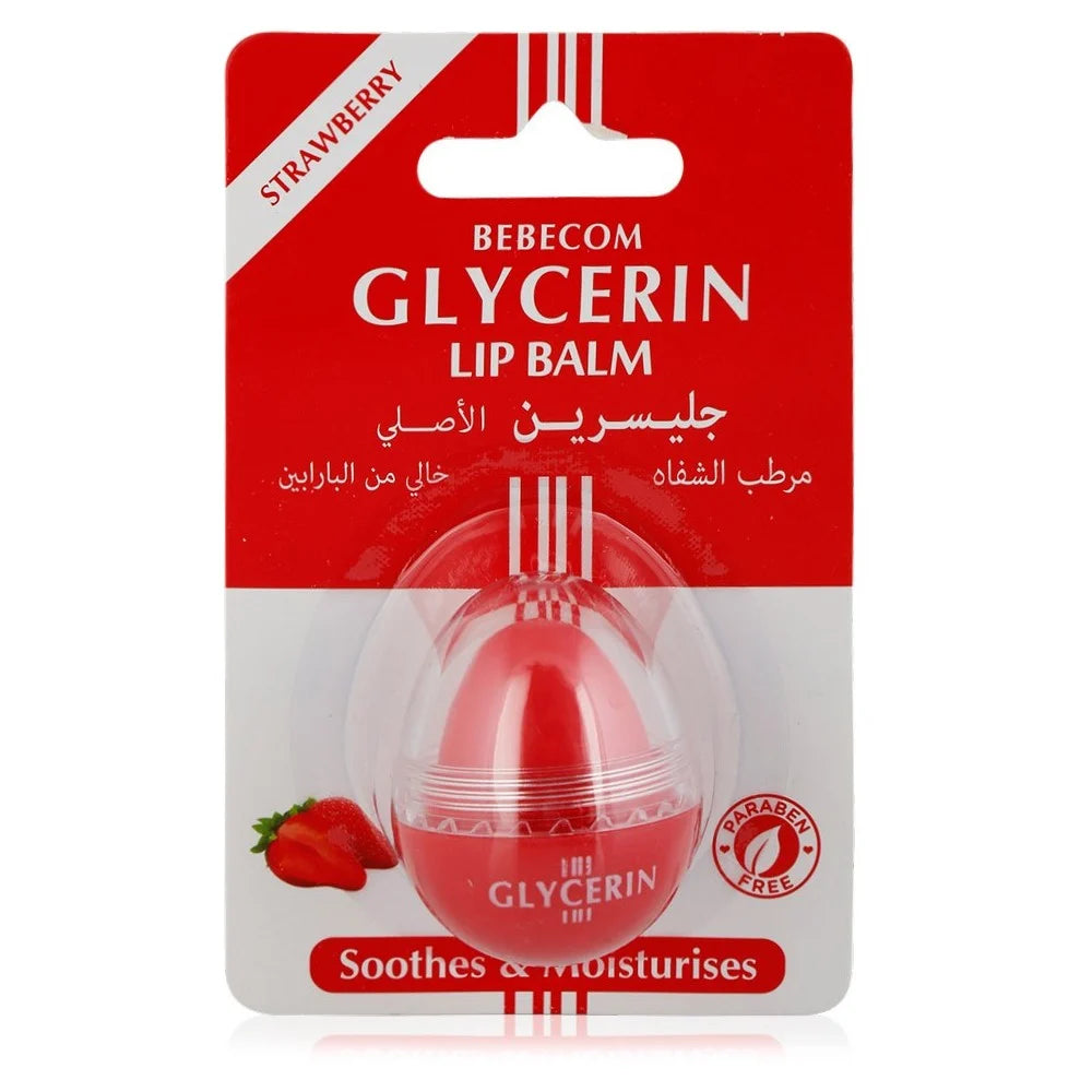 Bebecom Glycerin Lip Balm Strawberry (10gr)