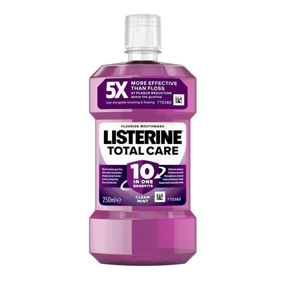 Listerine Total Care 10in1 Benefits Clean Mint Mouthwash (250ML)