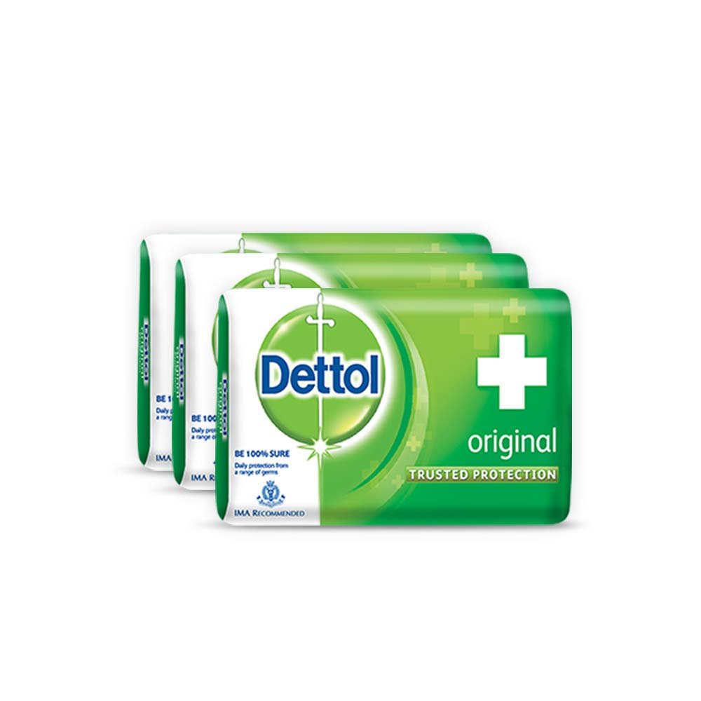 Dettol Original Soap 3pcs Bundle (125gr)