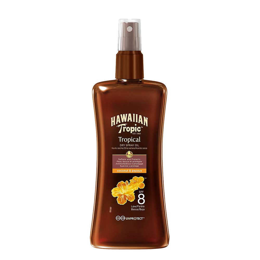 Hawaiian Tropic Protective Dry Spray Oil (200ML)