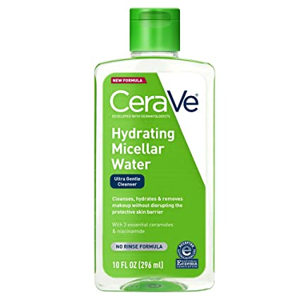 CeraVe Hydrating Micellar Water Ultra Gentle Cleanser (296ML)