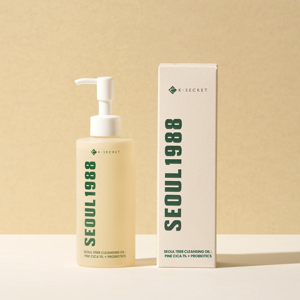 K-Secret Seoul 1988 Cleansing Oil Pine CICA 1% + Probiotics (200ML)