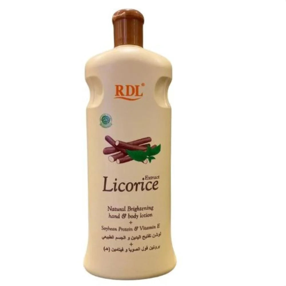 RDL Licorice Hand & Body Whitening Lotion (600ML)