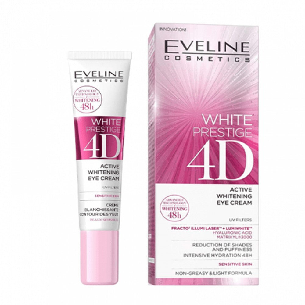 Eveline Cosmetics White Prestige 4D Active Whitening Eye Cream (50ML)