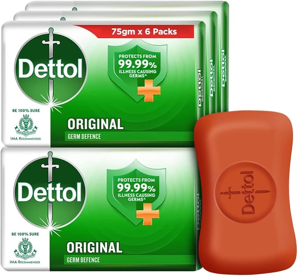 Dettol Original Soap (6pcs) Bundle