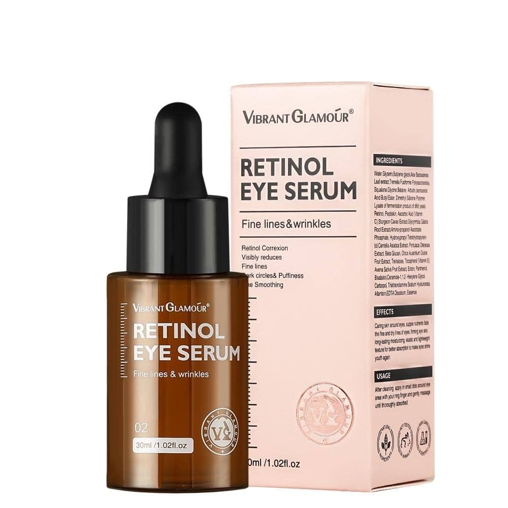 Vibrant Glamour Retinol Eye Serum Fine Lines & Wrinkles (30ML)