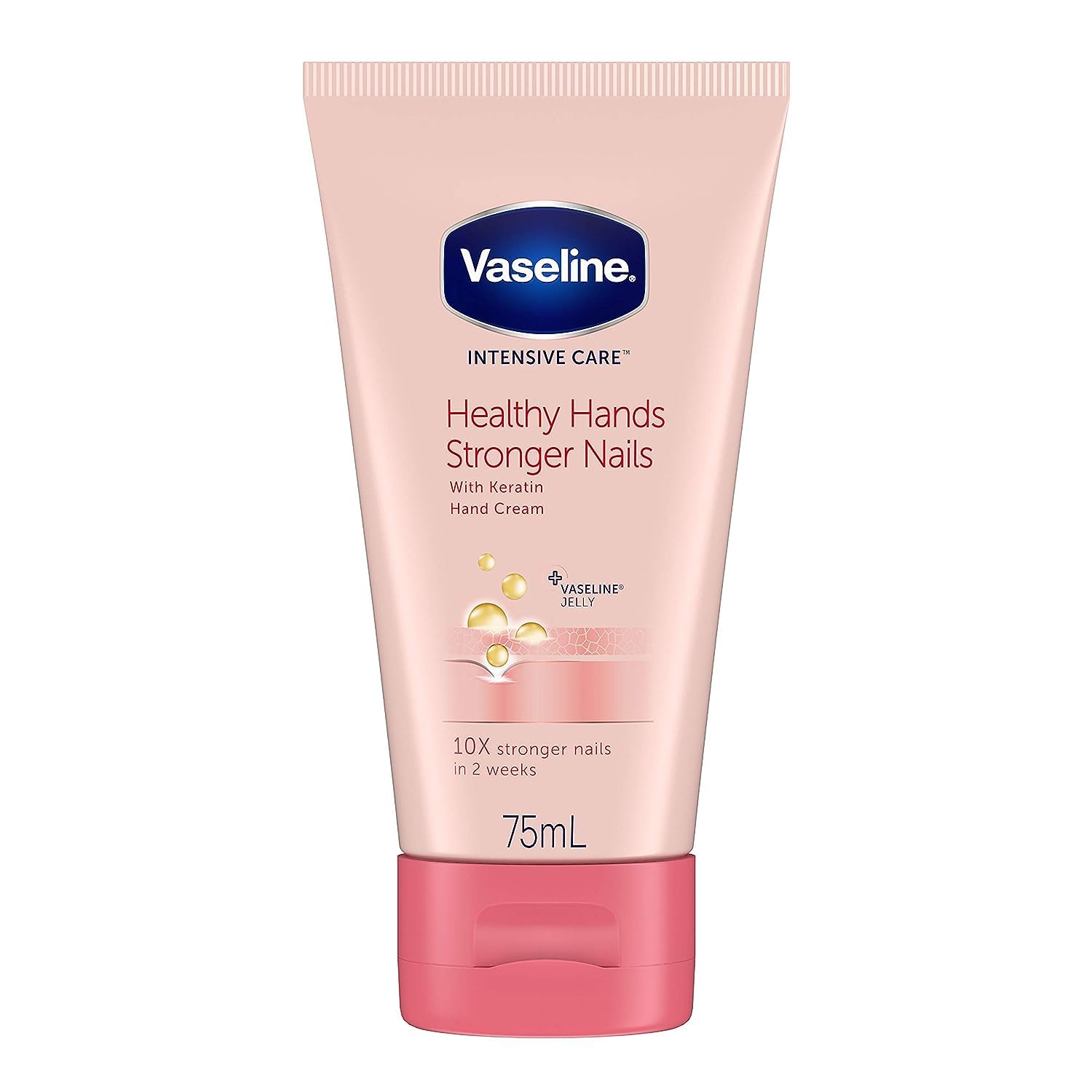 Vaseline Healthy Hands Stronger Nails With Keratin Hand Cream (75ML))