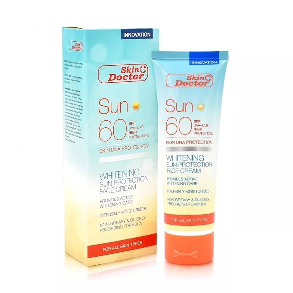 Skin Doctor Sun 60 SPF Whitening Sun Protection Face Cream (150ML)