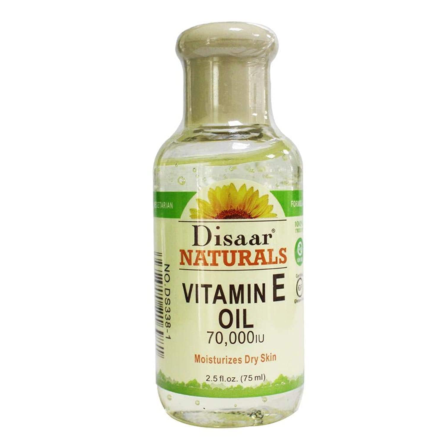 Disaar Vitamin E Oil 70,000 IU Moisturizer Dry Skin (75ML)