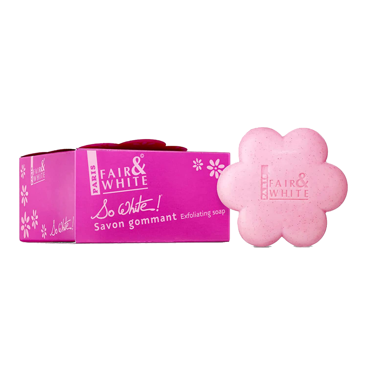 Fair & White Paris So White Savon Gommant Exfoliating Soap (200gr)