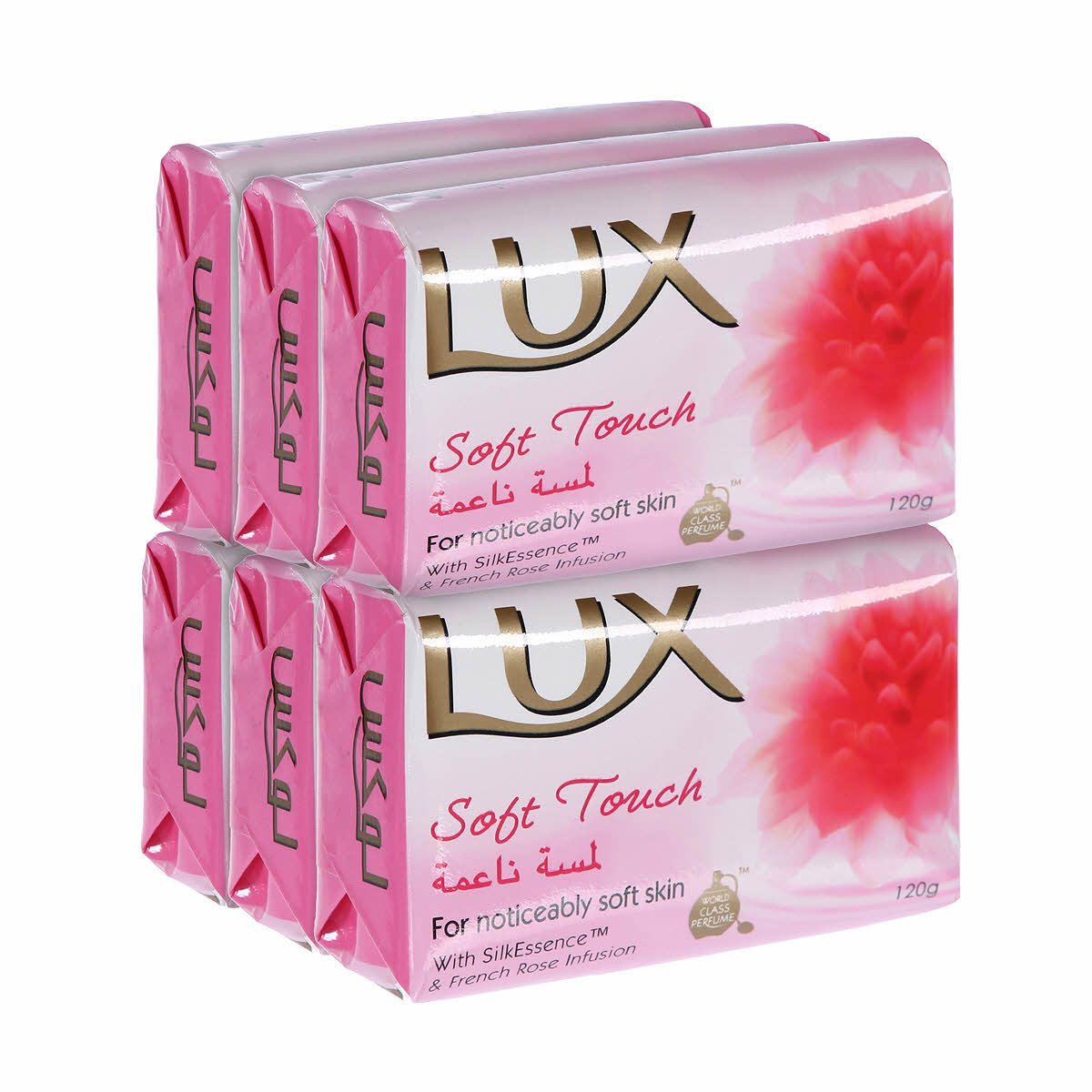 LUX Soap Velvet Jasmine Bundle Offer 6pcs (120gr)