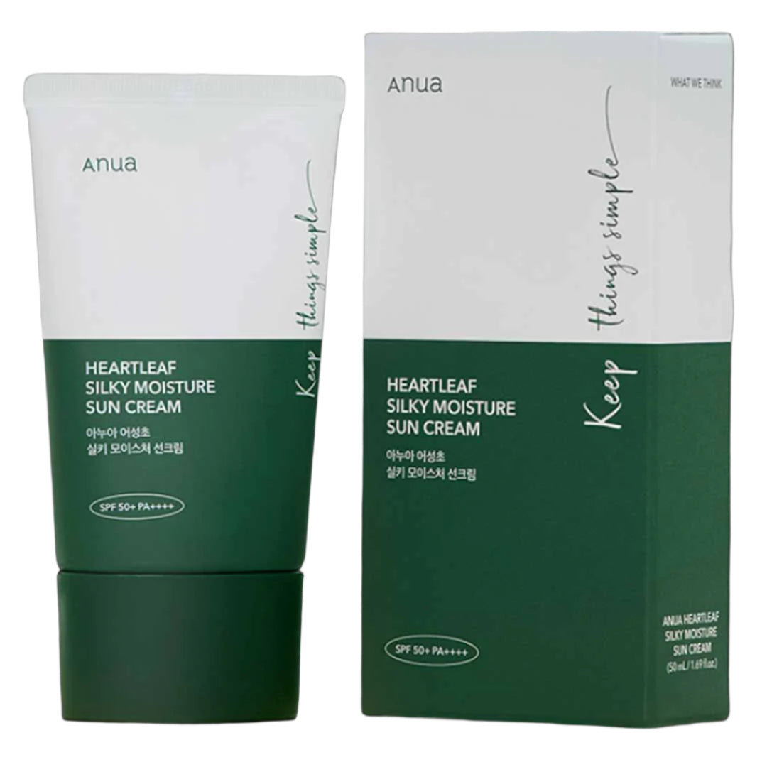 Anua Heartleaf Silky Moisture Sun Cream SPF50+ PA++++ (50ML)