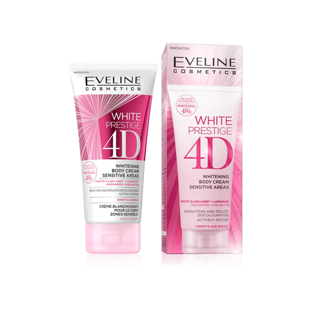 Eveline Cosmetics White Prestige 4D Whitening Body Cream Sensitive Area 100ML