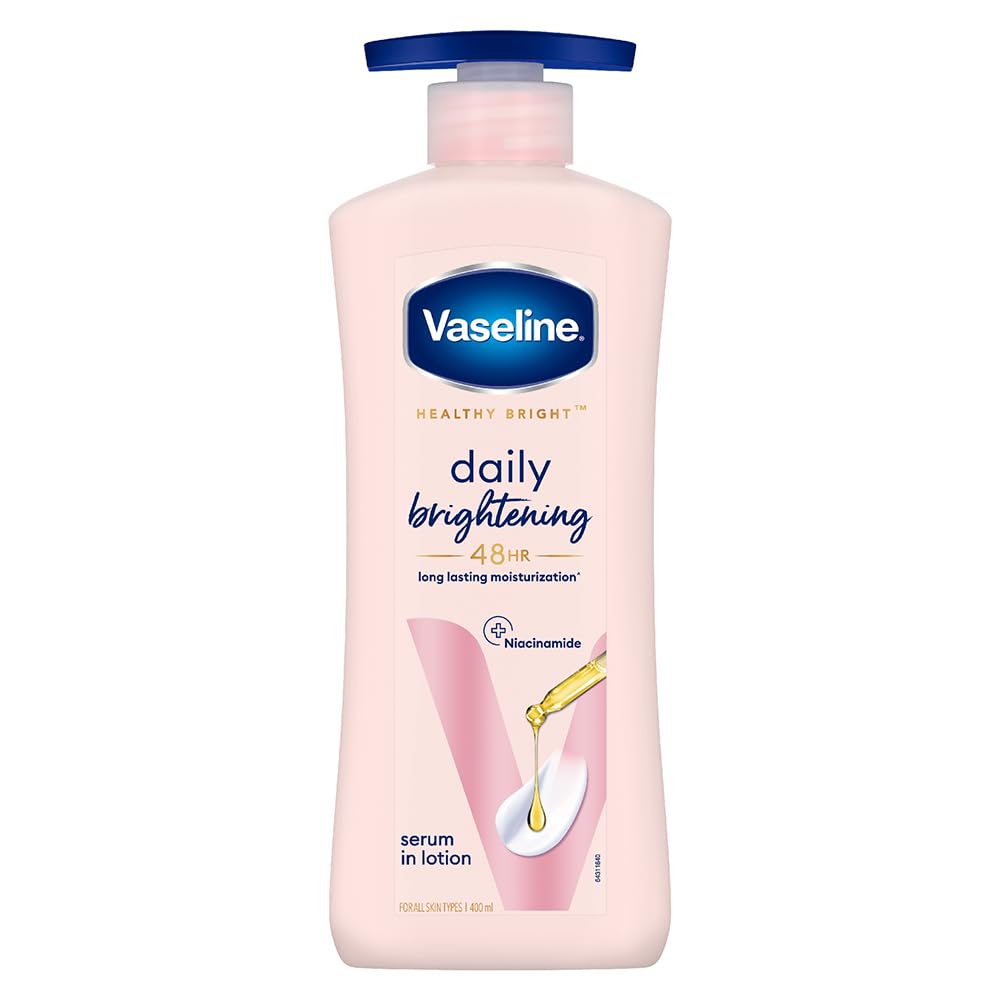 Vaseline Daily Brightening Lotion 48HR Serum In Lotion (400ML)
