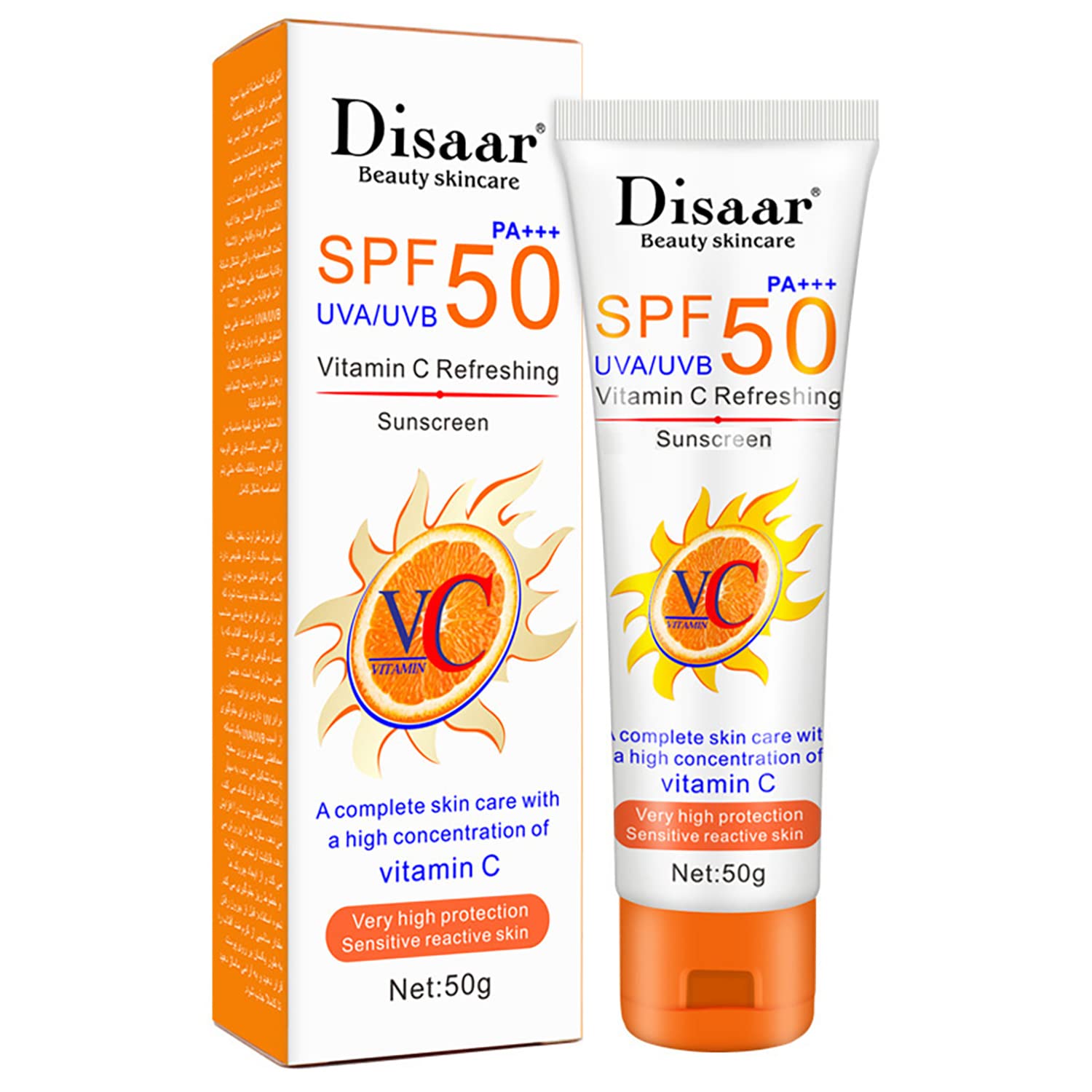 Disaar SPF 50PA+++ UVA/UVB Vitamin C (50gr)