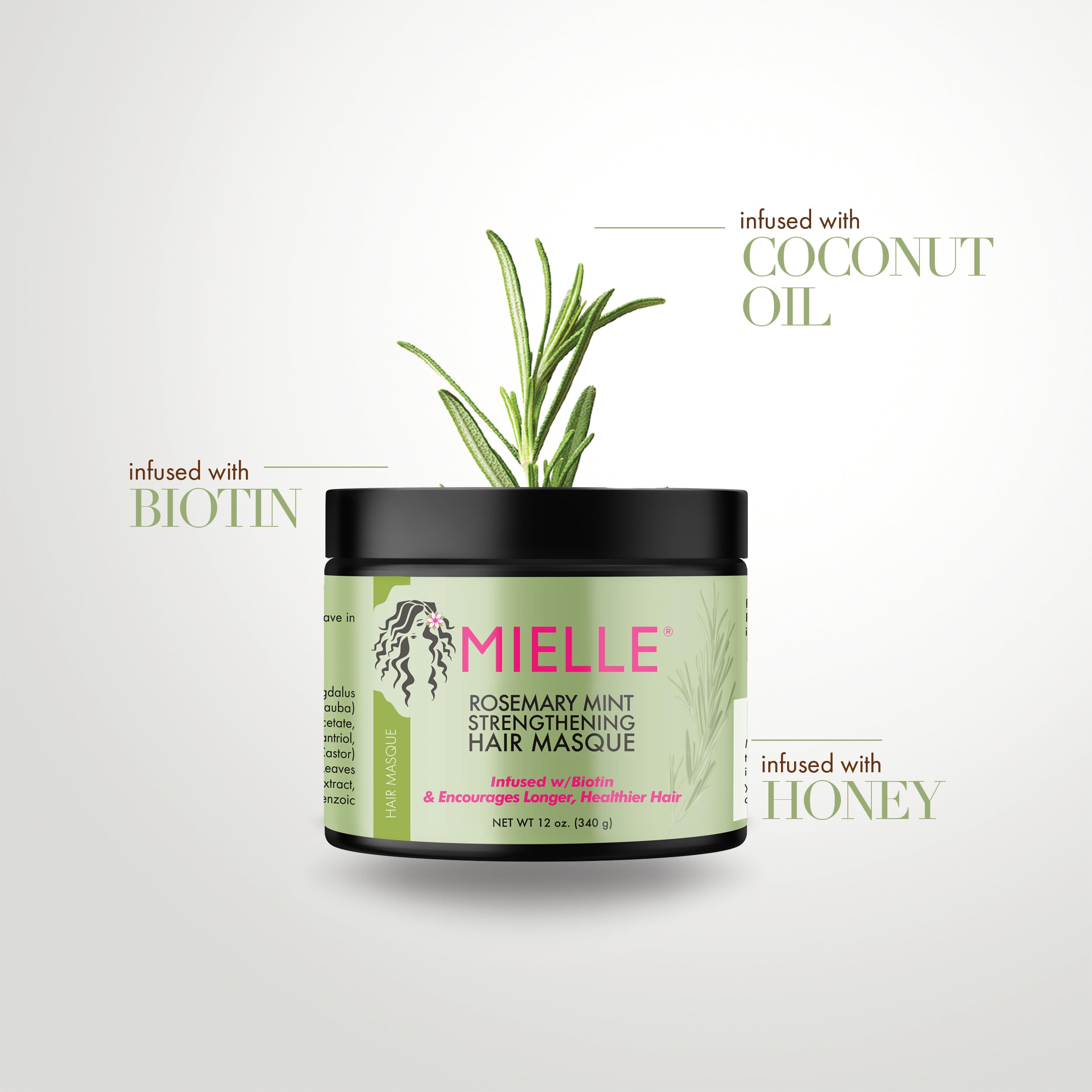 Mielle Rosemary Mint Strengthening Hair Masque (340gr)