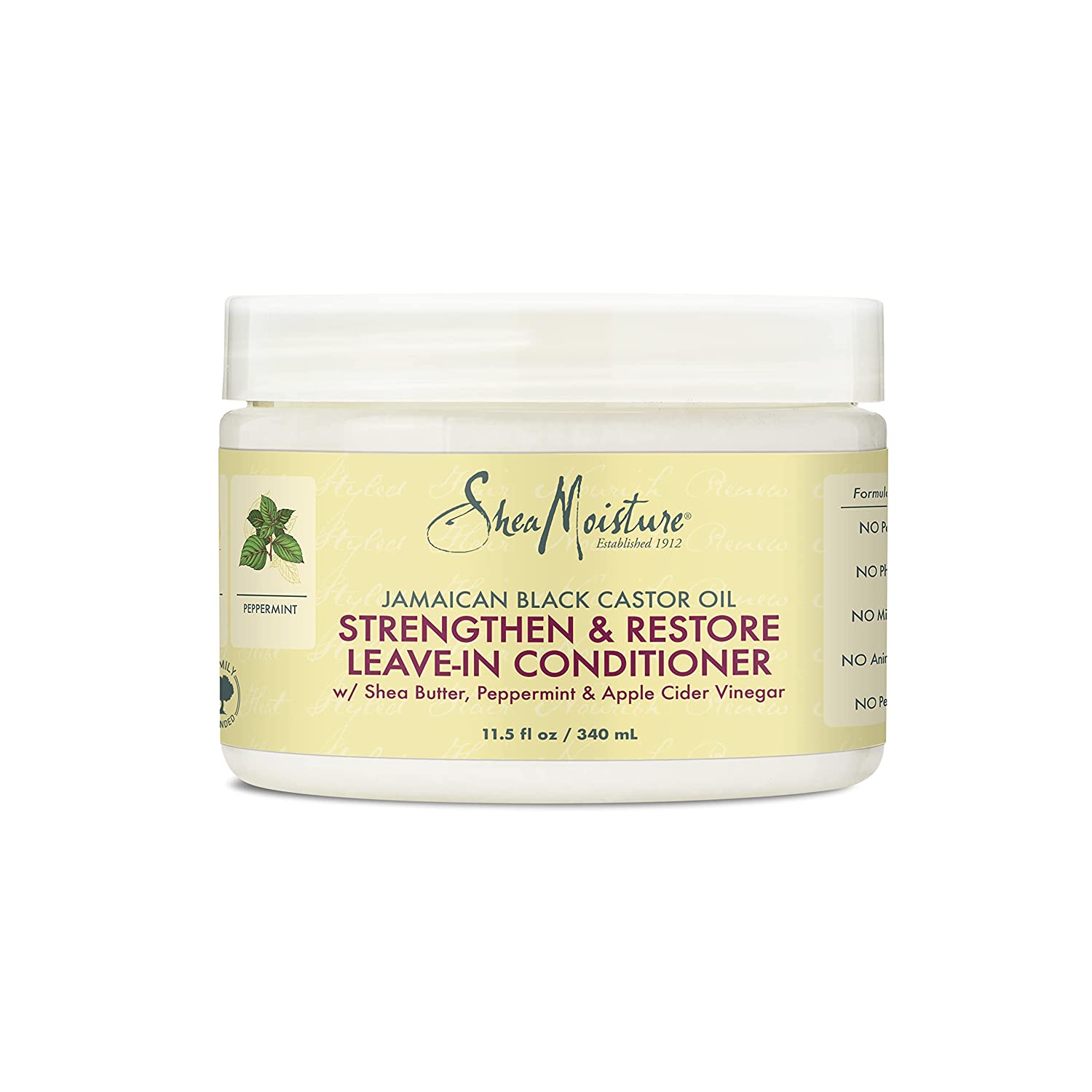 Shea Moisture Jamaican Black Castor Oil Strengthen & Restore Leave-In Conditioner (340ML)