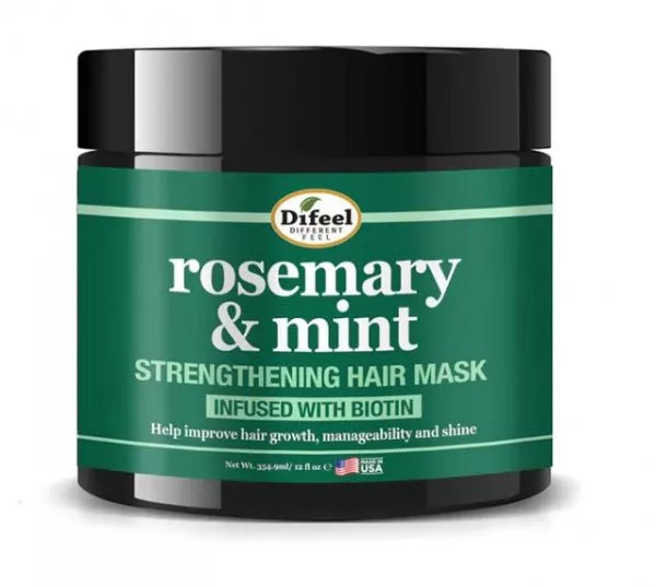 Difeel Rosemary and Mint Strengthening Hair Mask (340gr)