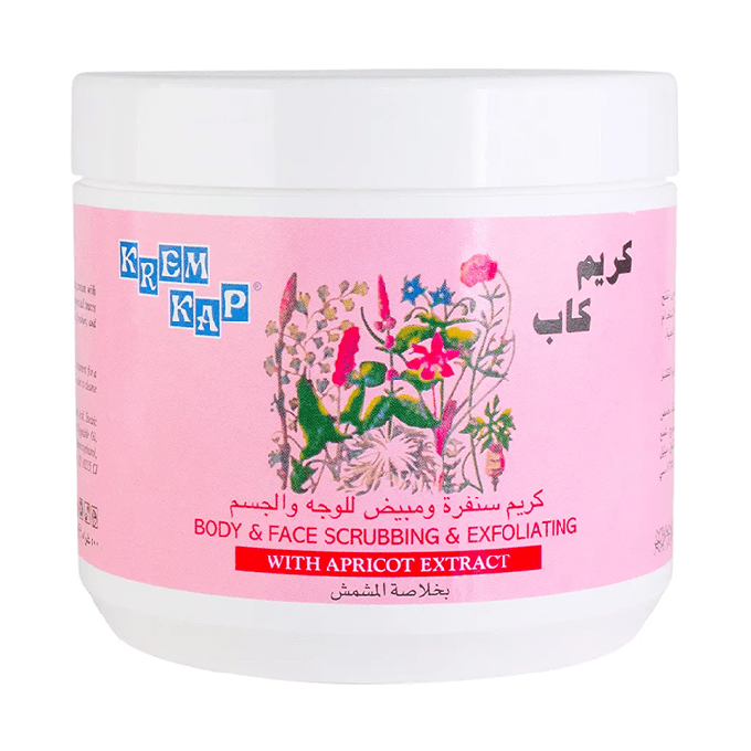 Krem Kap Body & Face Scrubbing & Exfoliating With Apricot Extract Cream (500gr)