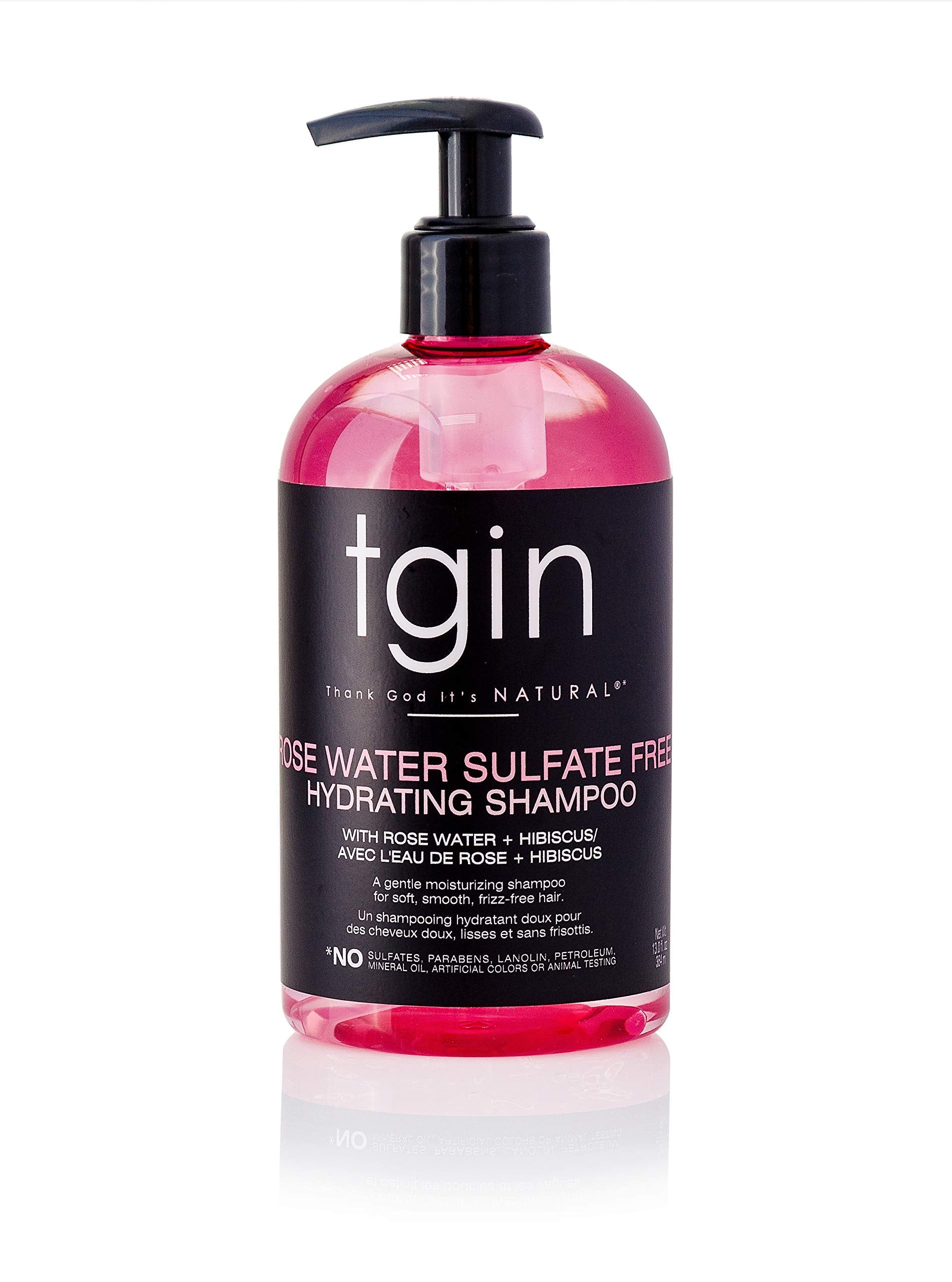 tgin Rose Water Sulfate Free Hydrating Shampoo With Black Castor Oil + Biotin (384gr)