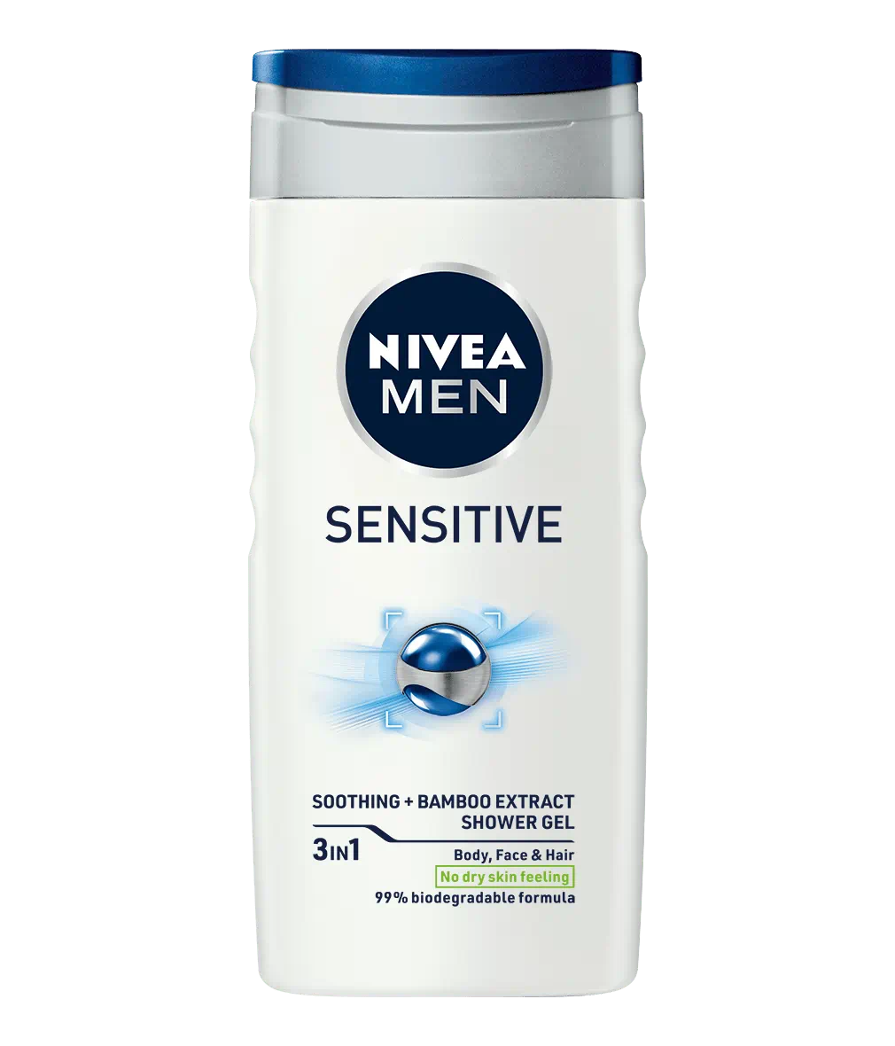 Nivea Men Sensitive 3-In-1 Shower Gel (250ML)